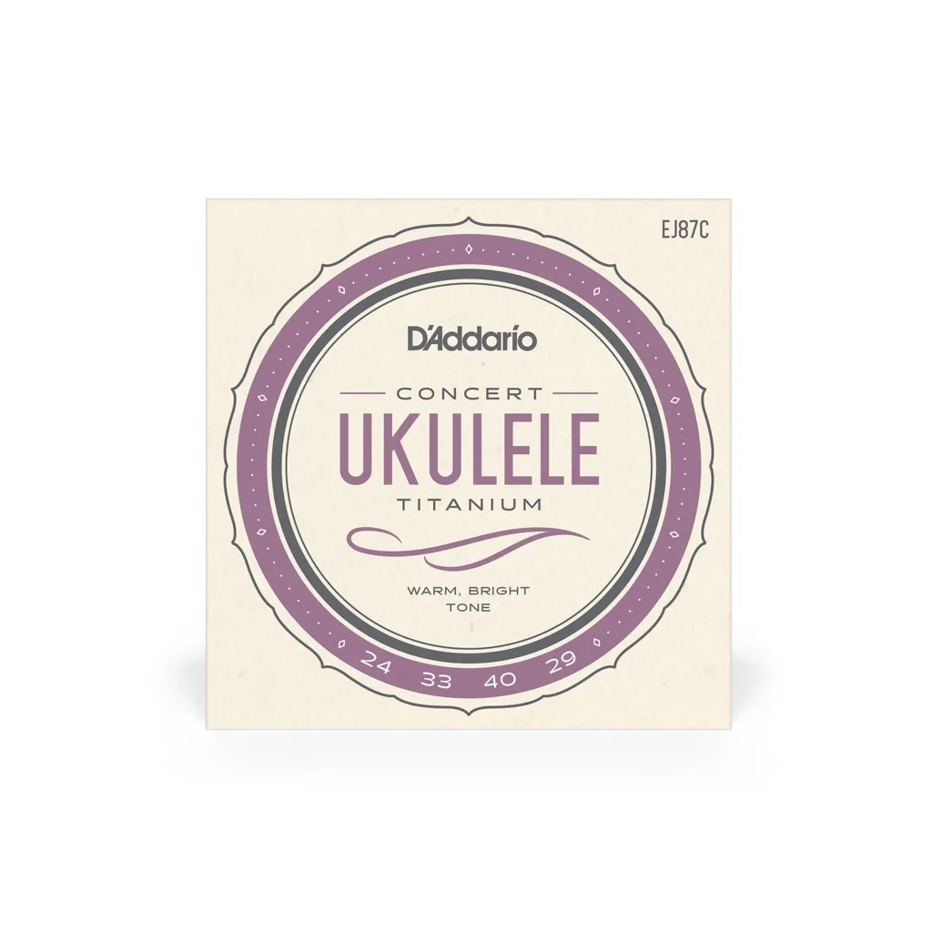  D'Addario Titanium Ukulele Concert (EJ87C)