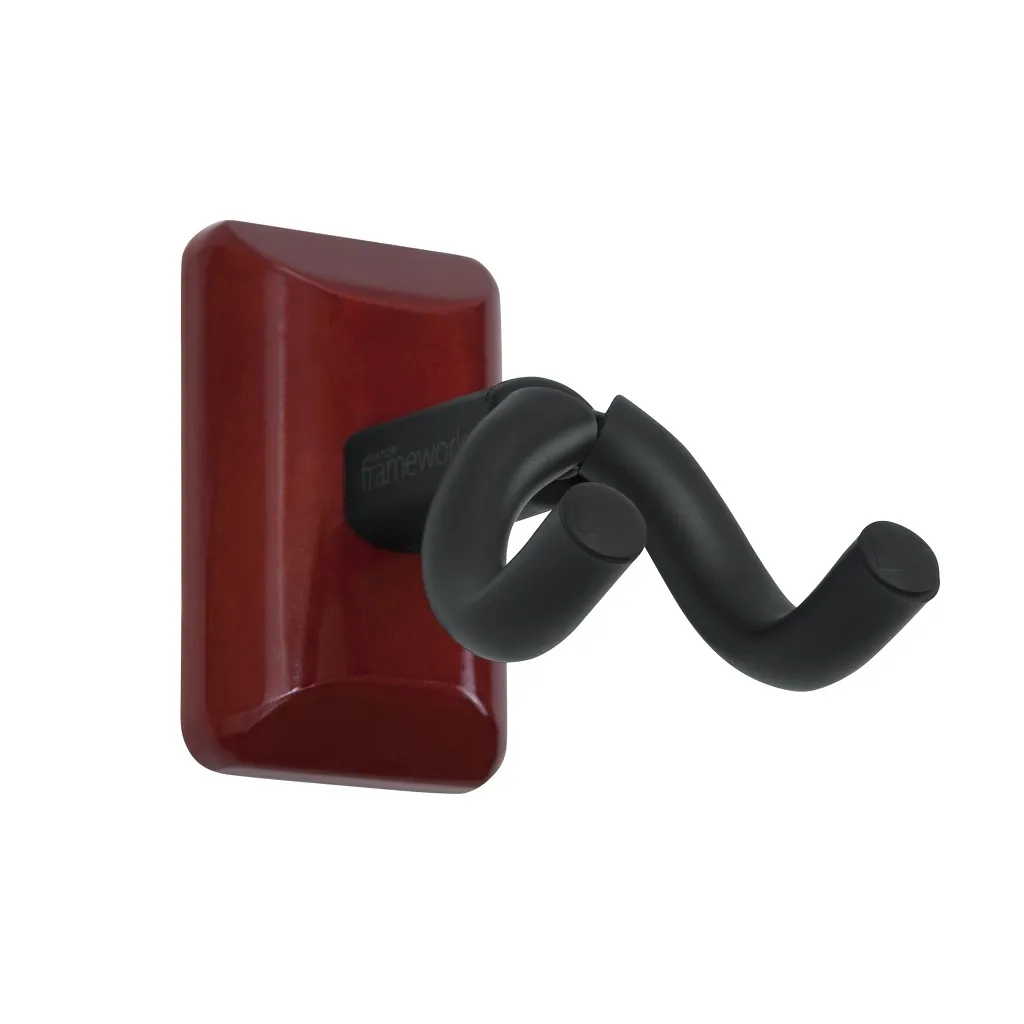  Gator Frameworks Wall Mount Ukulele / Mandolin Hanger Cherry (GFW-UKE-HNGRCHR)