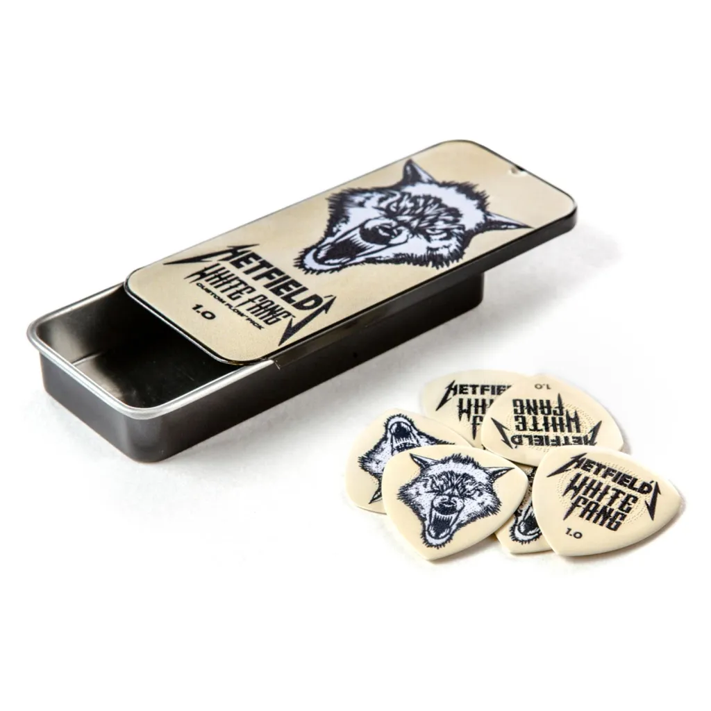  Jim Dunlop White Fang Custom Flow Pick Tin 1.0mm 6 шт. (PH122T1.0)