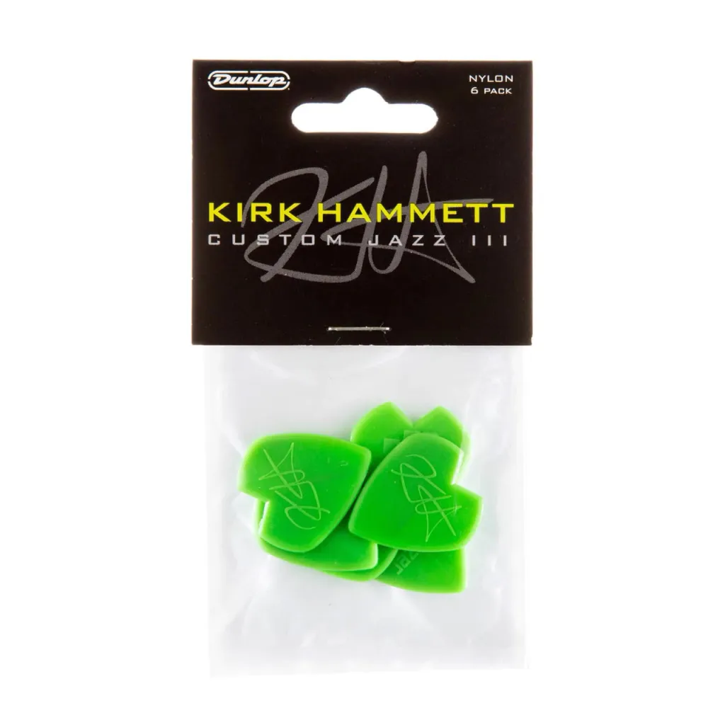  Jim Dunlop Kirk Hammett Jazz III Pick 1.38mm 6 шт. (47PKH3N)