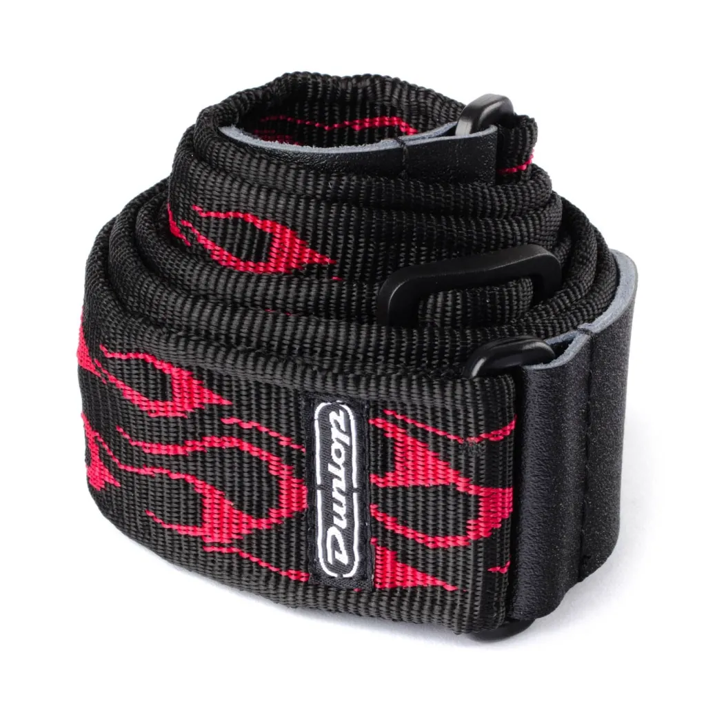  Jim Dunlop Classic Strap Flambe Red (D38-11RD)