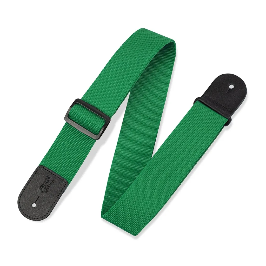  Levy's Classics Series Polypropylene Guitar Strap Green (M8POLY-GRN)