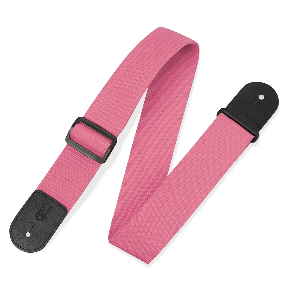  Levy's Classics Series Polypropylene Guitar Strap Pink (M8POLY-PNK)