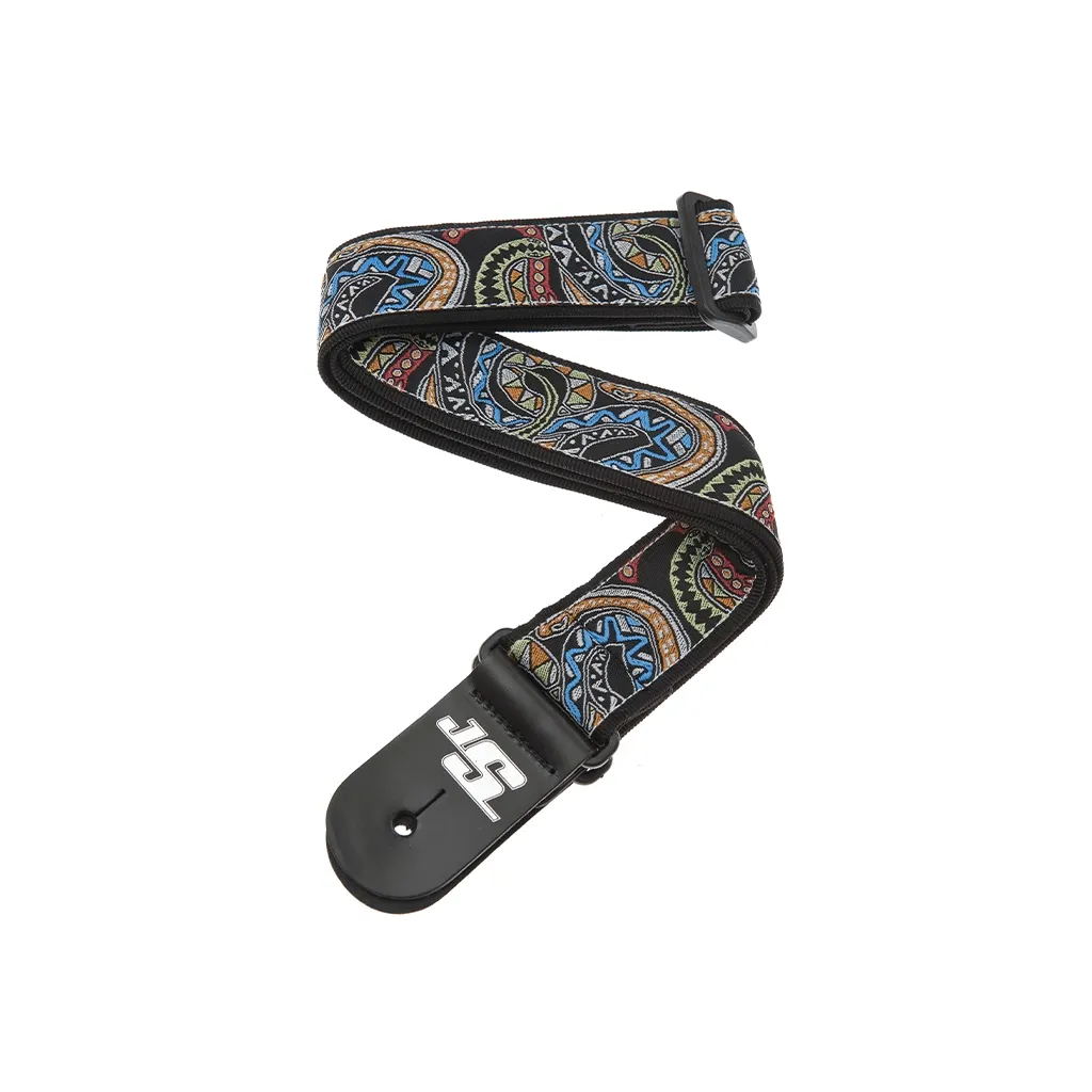  D'Addario Joe Satriani Woven Guitar Strap Snakes Mosaic (50JS04)