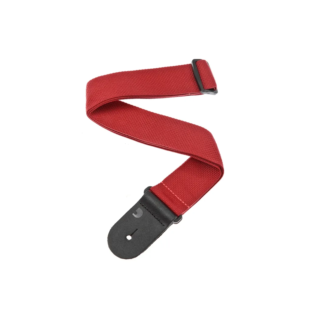  D'Addario PolyPro Guitar Strap Red (PWS101)