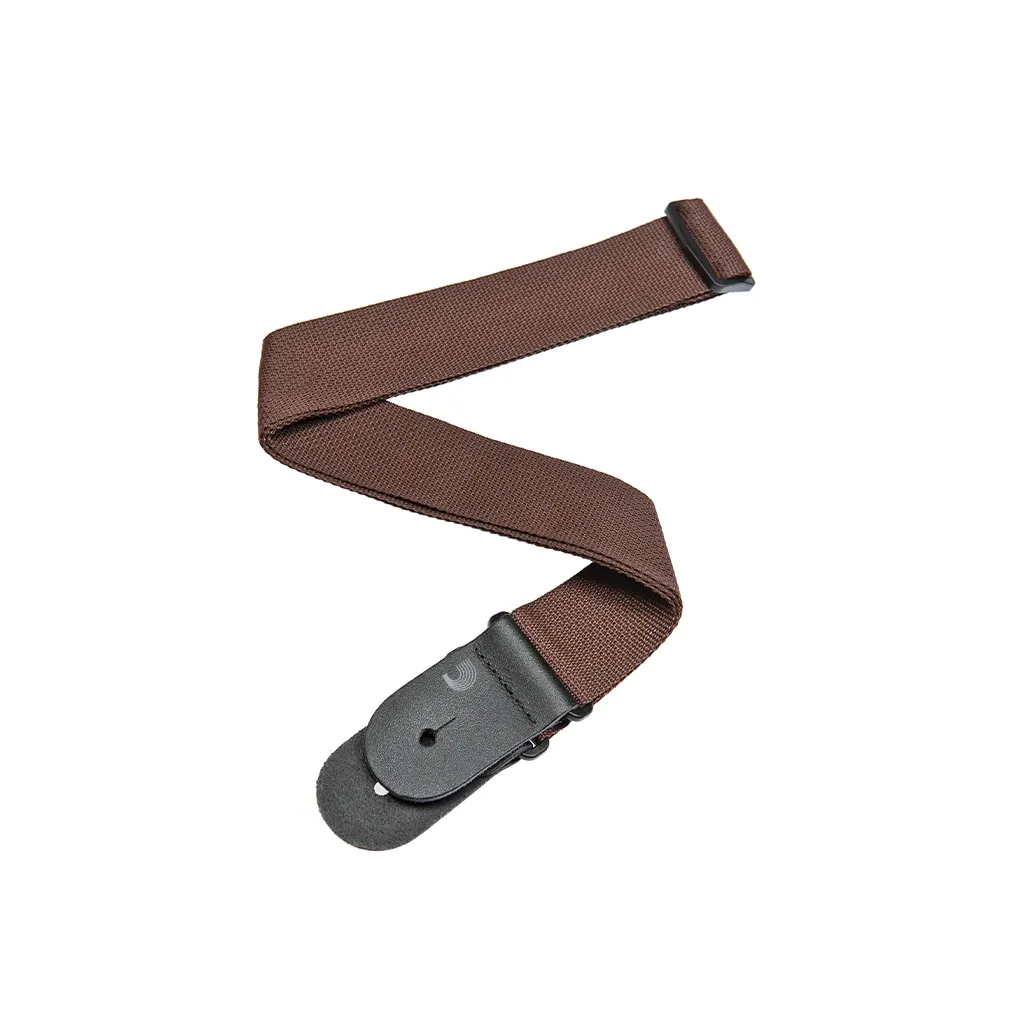  D'Addario PolyPro Guitar Strap Brown (PWS109)