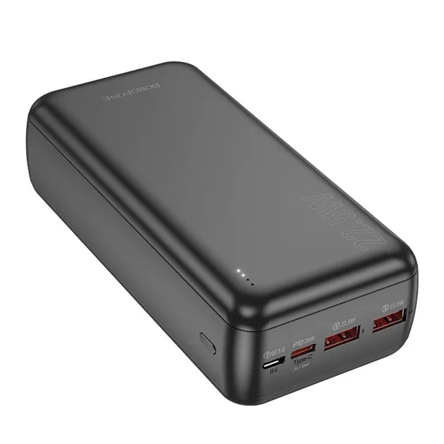 Внешний аккумулятор BOROFONE BJ38B Power 22.5W+PD20W 30000mAh Black (6941991105609)  