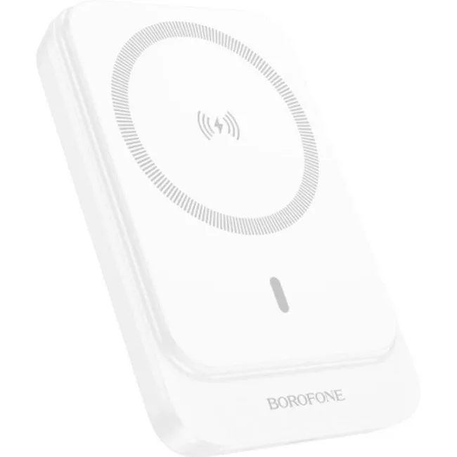 Внешний аккумулятор BOROFONE BJ63A Nimble PD20W 10000mAh magnetic power bank White (6941991113956)  