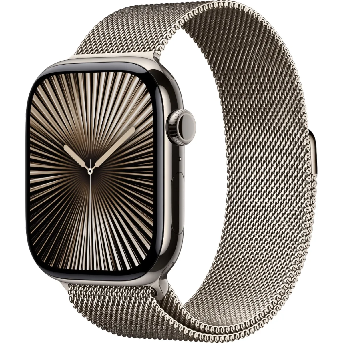 Смарт-часы Apple Watch Series 10 GPS + Cellular 46mm Natural Titanium Case with Natural Milanese Loop - M/L (MWYC3)