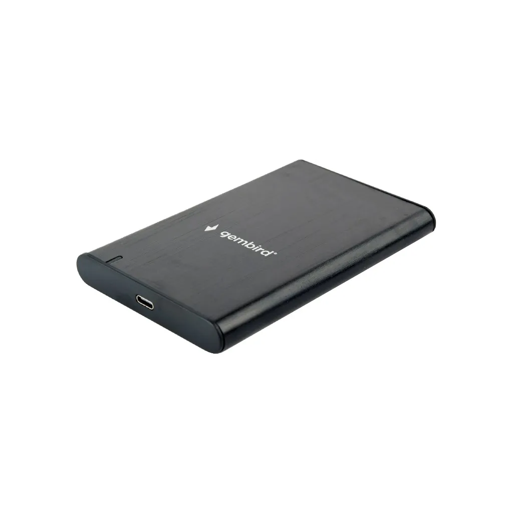 Кишеня зовнішня Gembird 2.5" USB3.1 alum black (EE2-U3S-6)