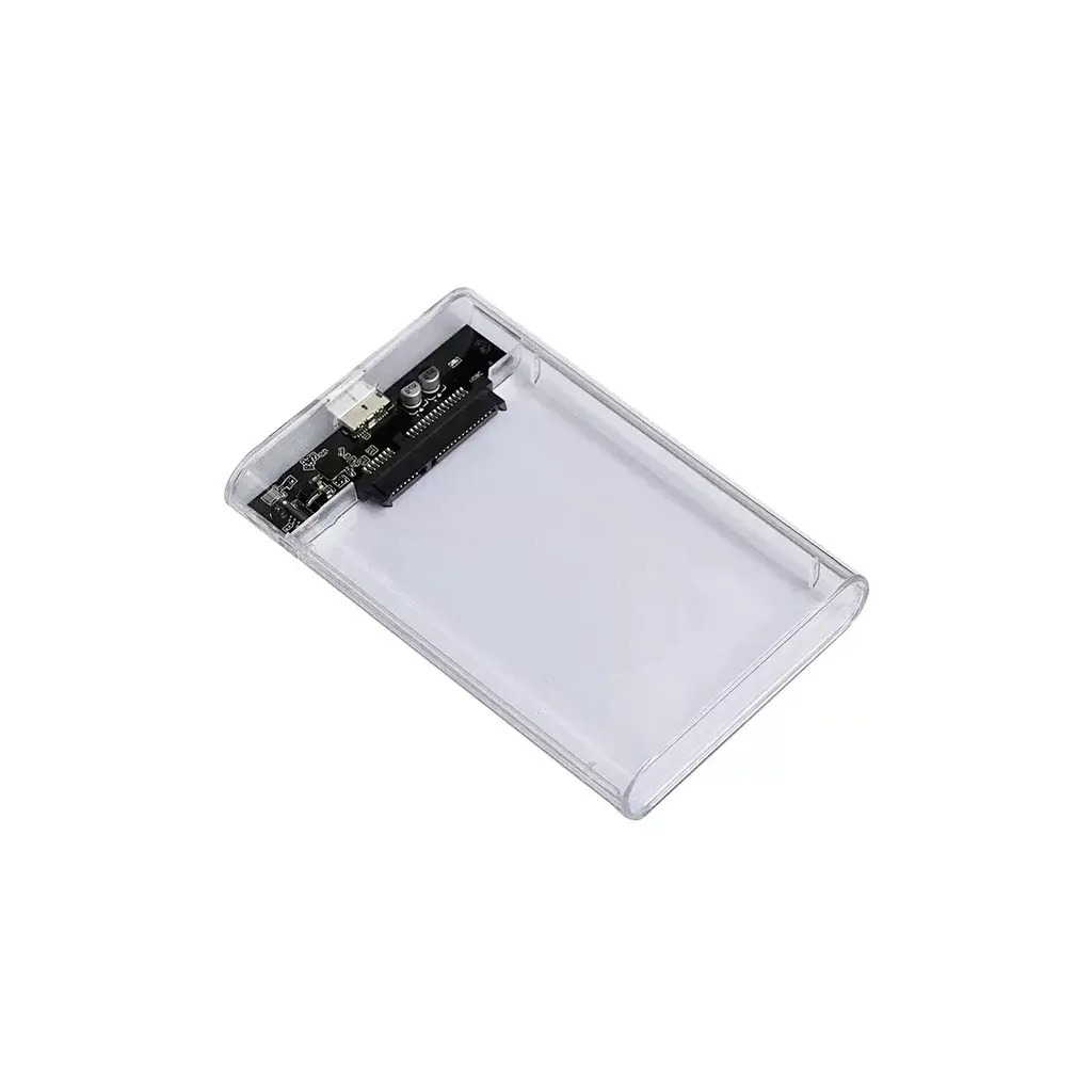 Кишеня зовнішня AgeStar 2.5", USB 3.2, 12.5 mm /15 mm HDD/SSD Transparent (3UB2P6 (Transparent))