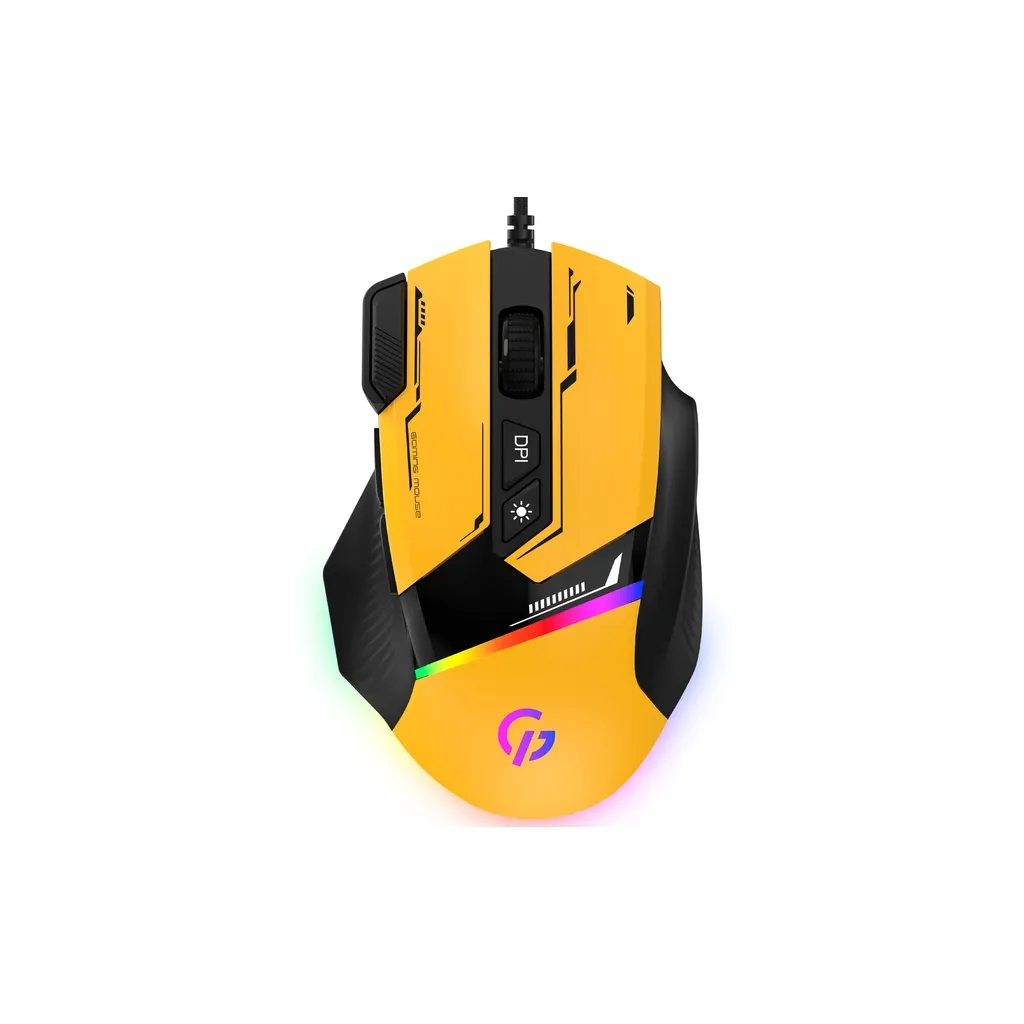 Мышка GamePro GM300Y Yellow/Black (GM300Y)