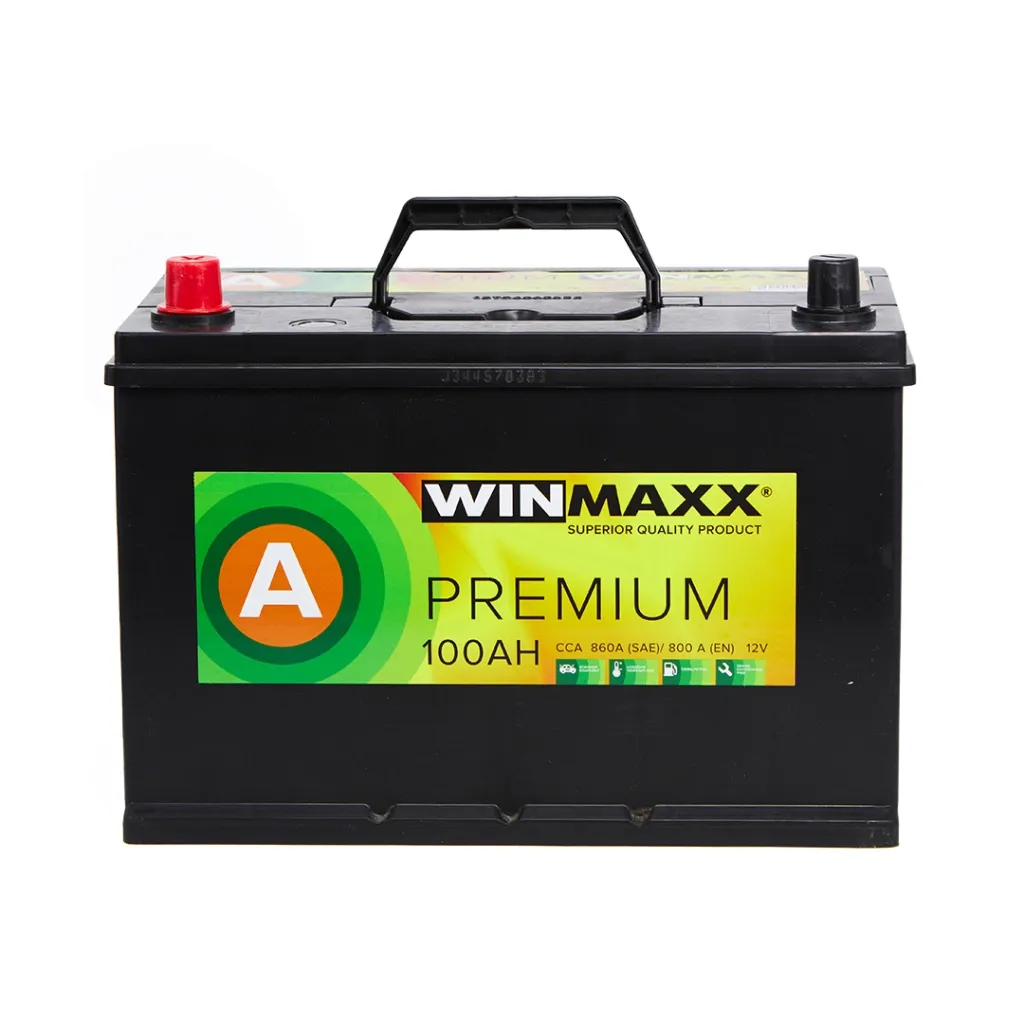 Акумулятор автомобільний WINMAXX (MonBat) Asia 100A +лів (1)