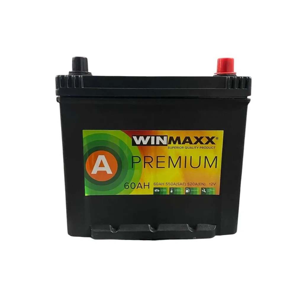 Акумулятор автомобільний WINMAXX (MonBat) Asia 60A +прав (0)