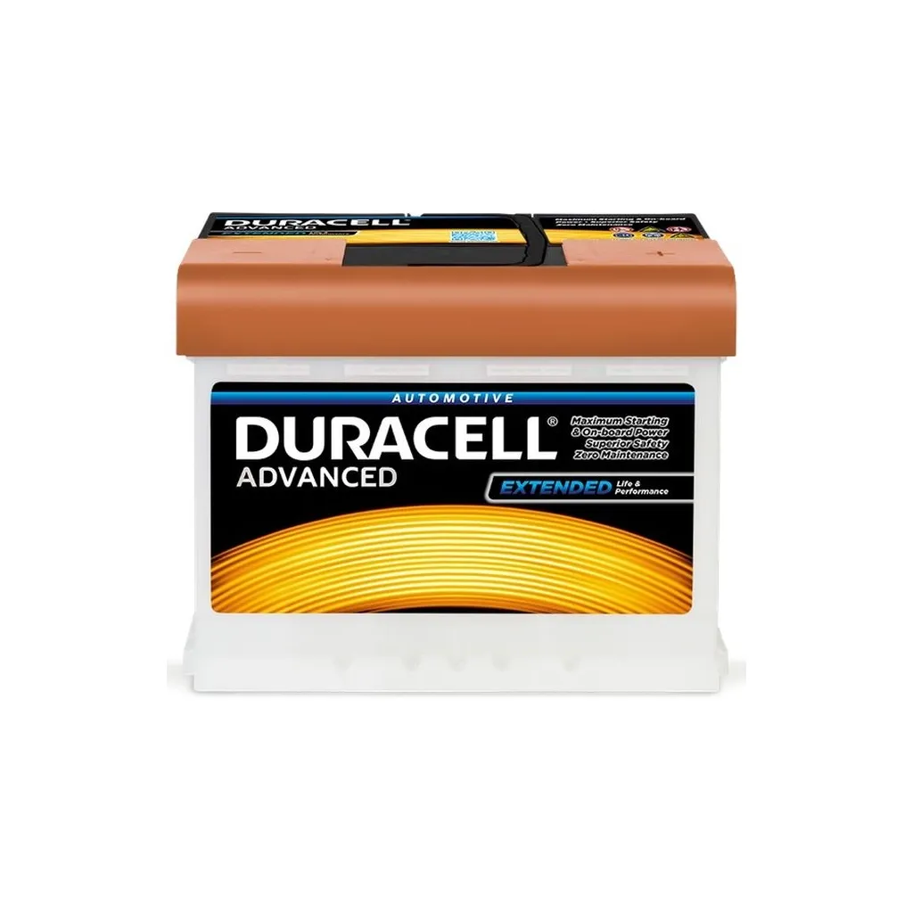 Акумулятор автомобільний Duracell Advanced DA63H 63Ah 600A R+ (000915105DE)