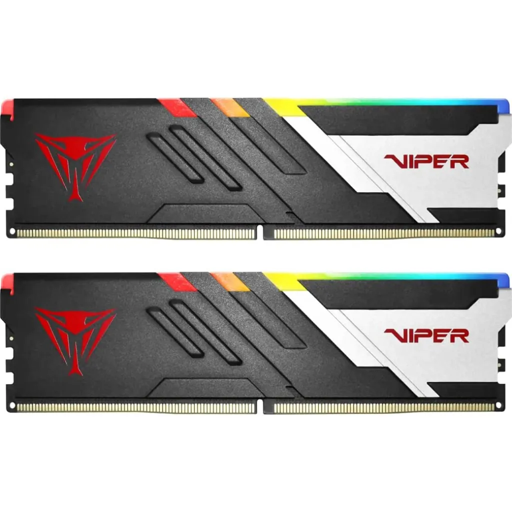 Оперативна пам'ять DDR5 64GB (2x32GB) 6000 MHz Viper Venom RGB Patriot (PVVR564G600C36K)