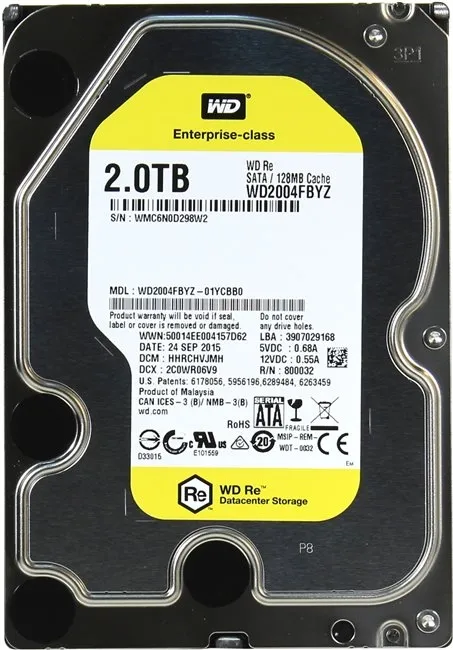 Жесткий диск HDD 3.5" 2TB WD (WD2004FBYZ)