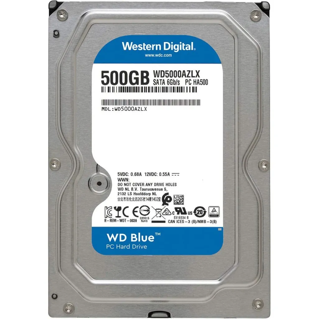 Жесткий диск HDD WD 3.5"  500GB (# WD5000AZLX #)