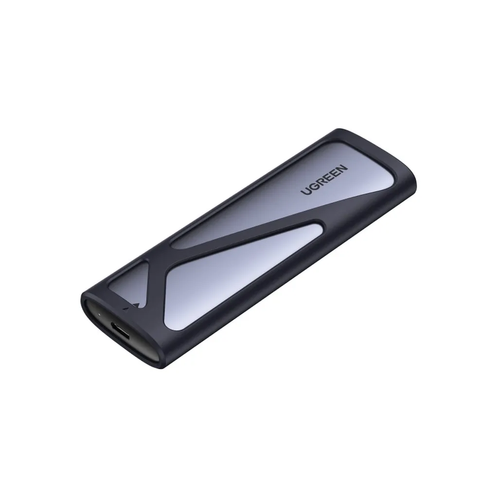 Аксесуар до HDD Кишеня зовнішня Ugreen SSD M.2 (NVME) M-KEY UGREEN 3.2 GEN2 CM400 gray (90264)