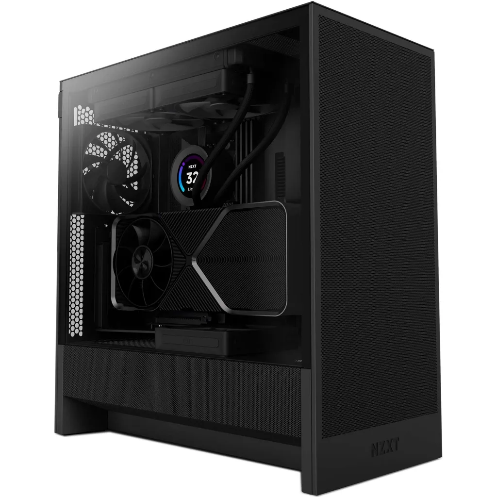 Корпус NZXT H5 Flow Compact (CC-H52FB-01)