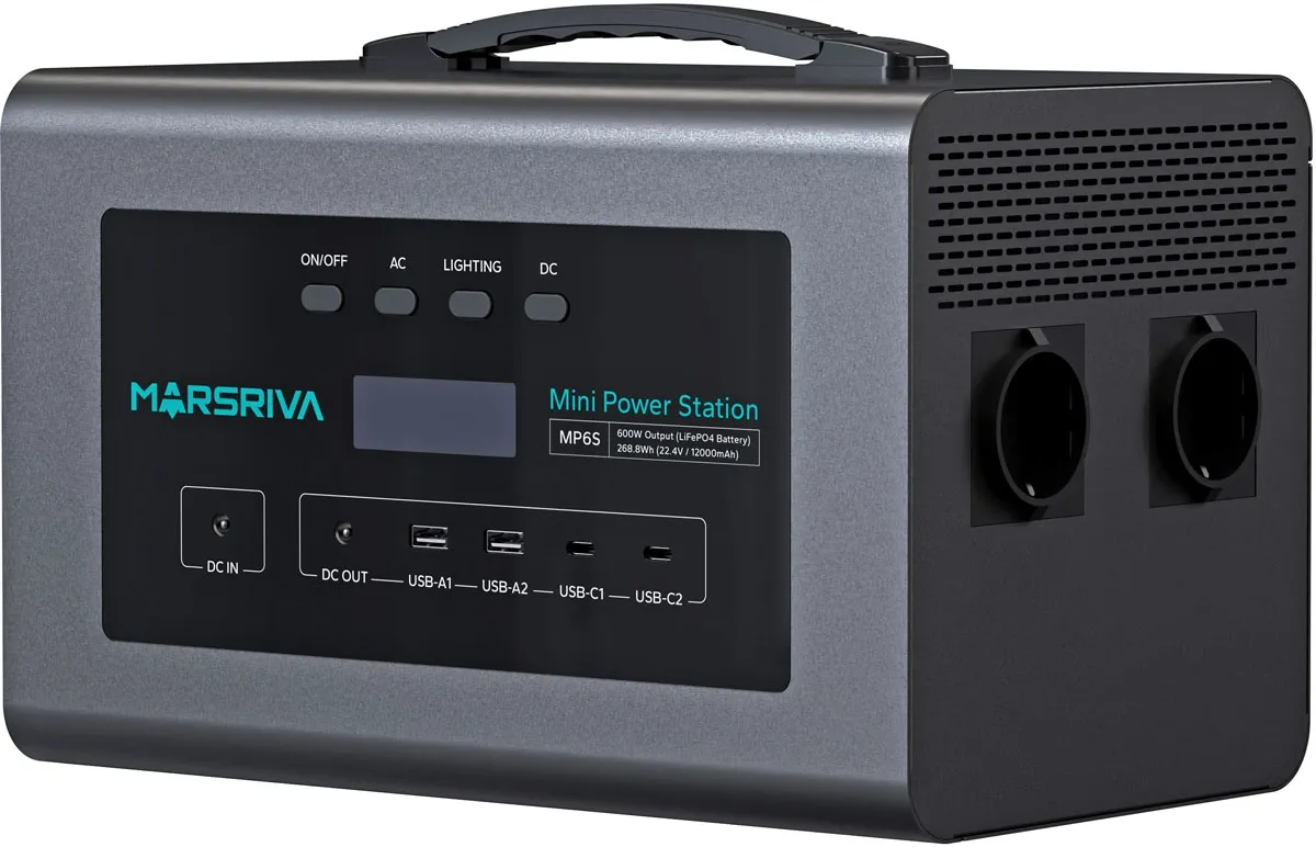 Зарядная станция Marsriva MP6S 600W 268.8Wh (MP6S_MARSRIVA)