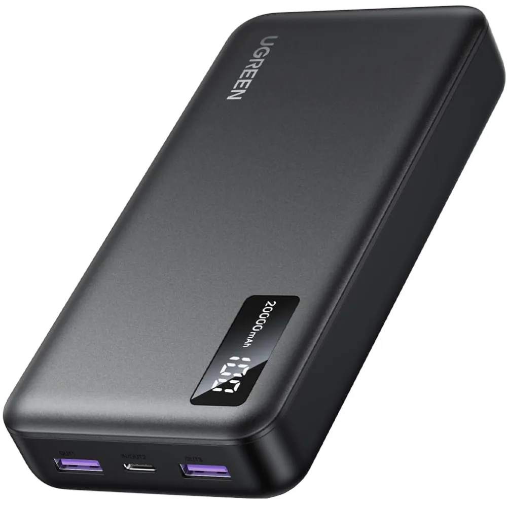 Зовнішній акумулятор Ugreen PB312 20000mAh 20W Black (25683)  