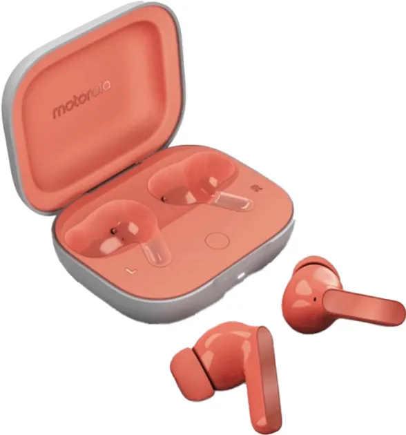 Гарнітура Motorola TWS Moto Buds 2024 Coral Peach (PG38C05750)