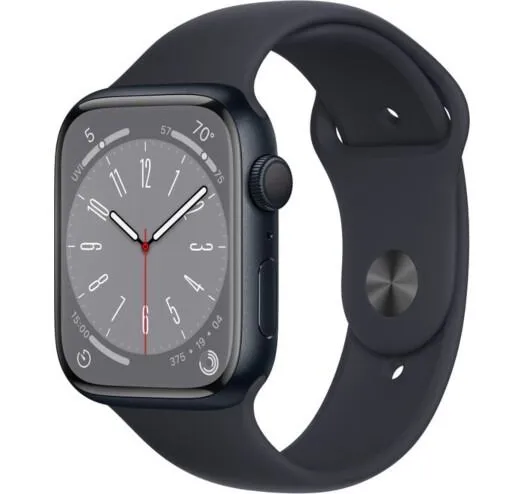 Смарт-часы Apple Watch Series 8 GPS + Cellular 41mm Midnight Aluminum Case with Midnight Sport Band (MNHV3)