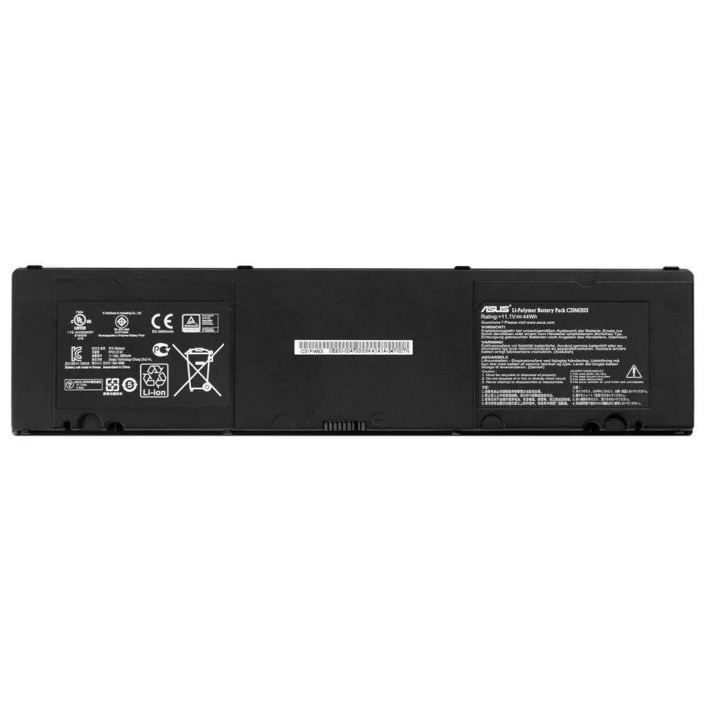 Акумулятор для ноутбука ASUS PU401 C31N1303, 3900mAh (44Wh), 3cell, 11.1V, Li-ion (A47289)