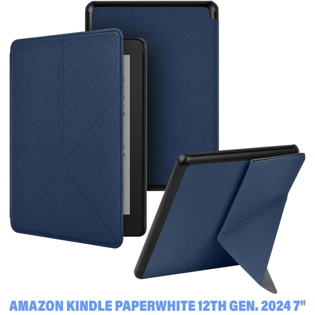 Чехол для электронной книги BeCover Ultra Slim Origami Amazon Kindle Paperwhite 12th Gen. 2024 7" Deep Blue (712838)