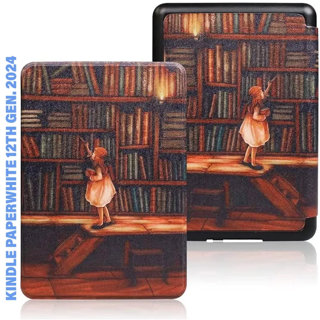 Чехол для электронной книги BeCover Smart Case Amazon Kindle Paperwhite 12th Gen. 2024 7" Library Girl (712856)