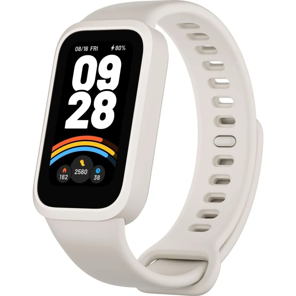 Фітнес-браслет Xiaomi Smart Band 9 Active Beige White (1111145) (BHR9441GL)