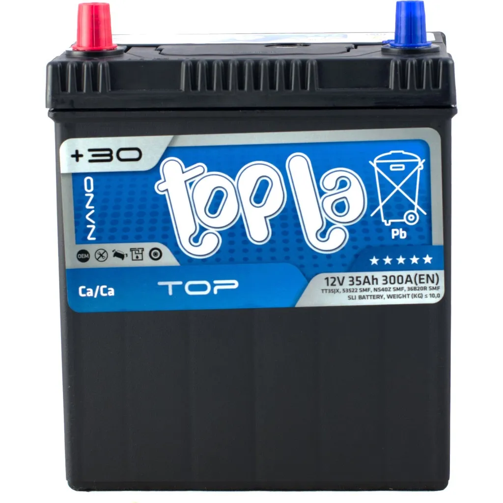 Аккумулятор автомобильный Topla 35 Ah/12V Top/Energy (118 935)