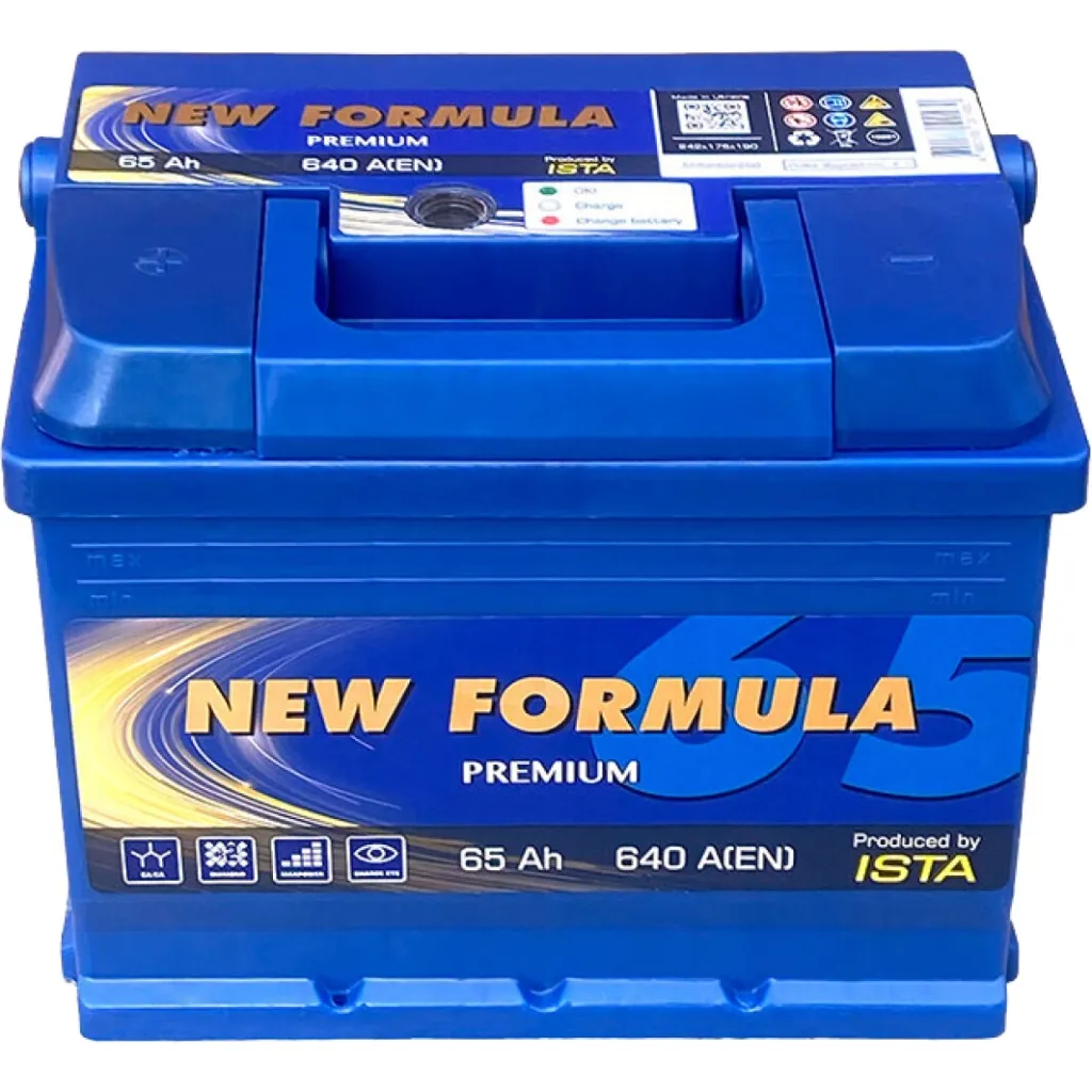 Акумулятор автомобільний NEW FORMULA PREMIUM 65Ah (+/-) (640EN) (5652302250)