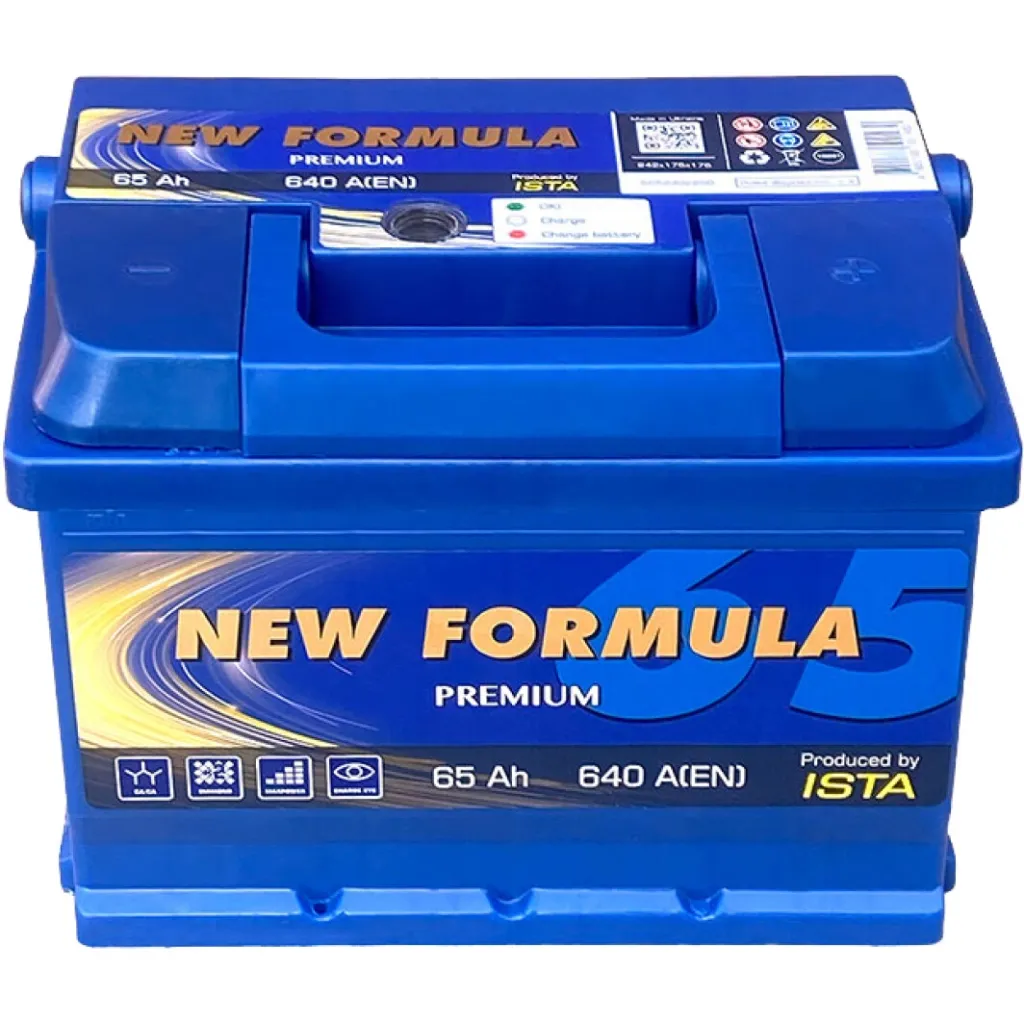 Акумулятор автомобільний NEW FORMULA PREMIUM 65Ah Н Ев (-/+) (640EN) (5652314239)