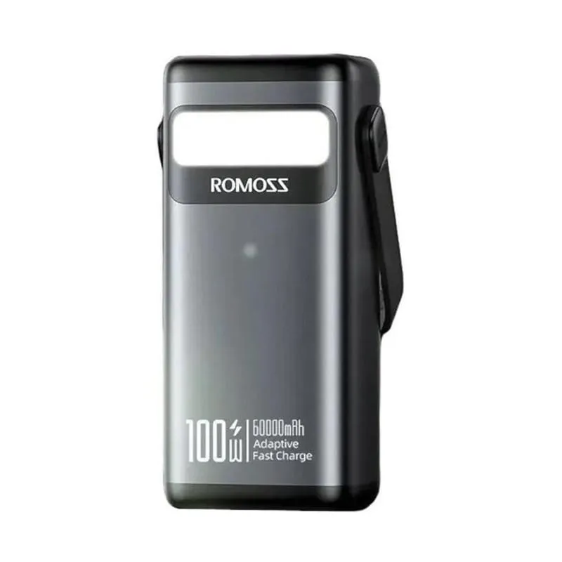 Внешний аккумулятор Romoss PMT60 60000mAh Black (PMT60-1D2-2133H)