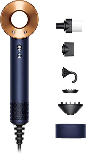 Фен Dyson HD07 Supersonic Prussian Blue/Rich Copper (412525-01)