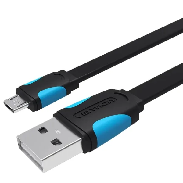 Кабель USB Vention USB 2.0 AM-micro BM 2.0m Black 