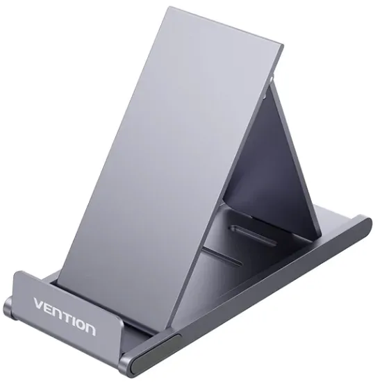 Настольный держатель Vention Portable 3-Angle Cell Phone Stand Holder for Desk Aluminium Alloy Gray (KCXH0)