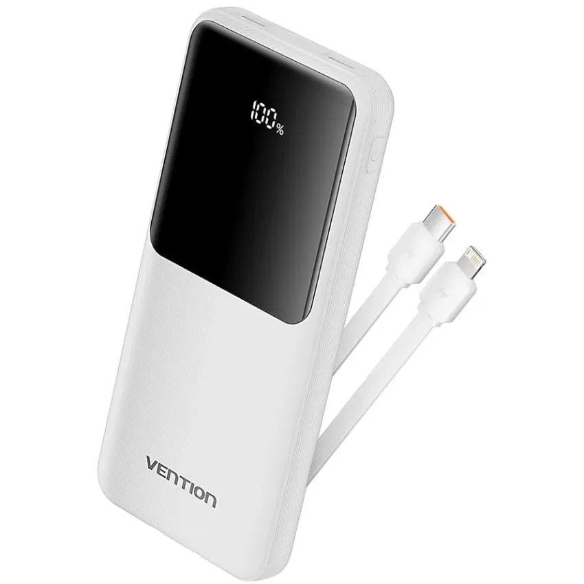 Внешний аккумулятор Vention 10000mAh 22.5W White (FHOW0)