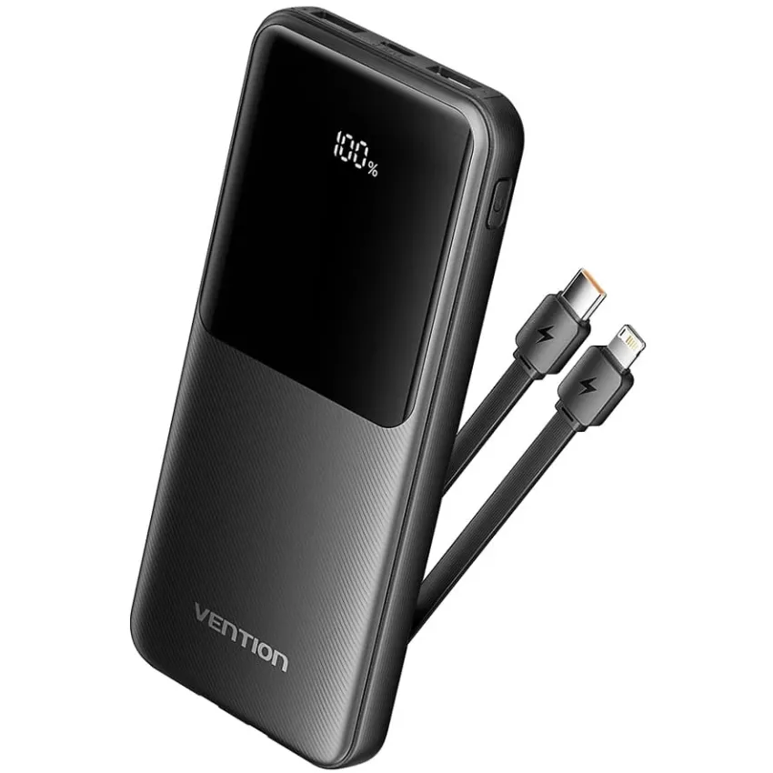 Внешний аккумулятор Vention 10000mAh 22.5W Black (FHOB0)