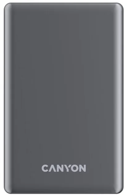 Внешний аккумулятор CANYON 5000mAh OnPower 505 slim Magsafe PD20W Dark Grey (CNS-CPB505DG)