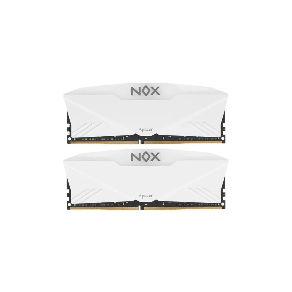 Оперативна пам'ять DDR4 32GB (2x16GB) 3200 MHz NOX RGB White Apacer (AH4U32G32C28YNWAA-2)