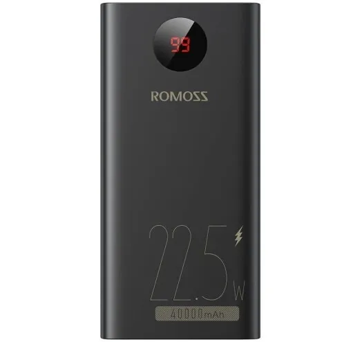 Зовнішній акумулятор Romoss PEA40PF 40000mAh Black (PEA40-152-2133H)