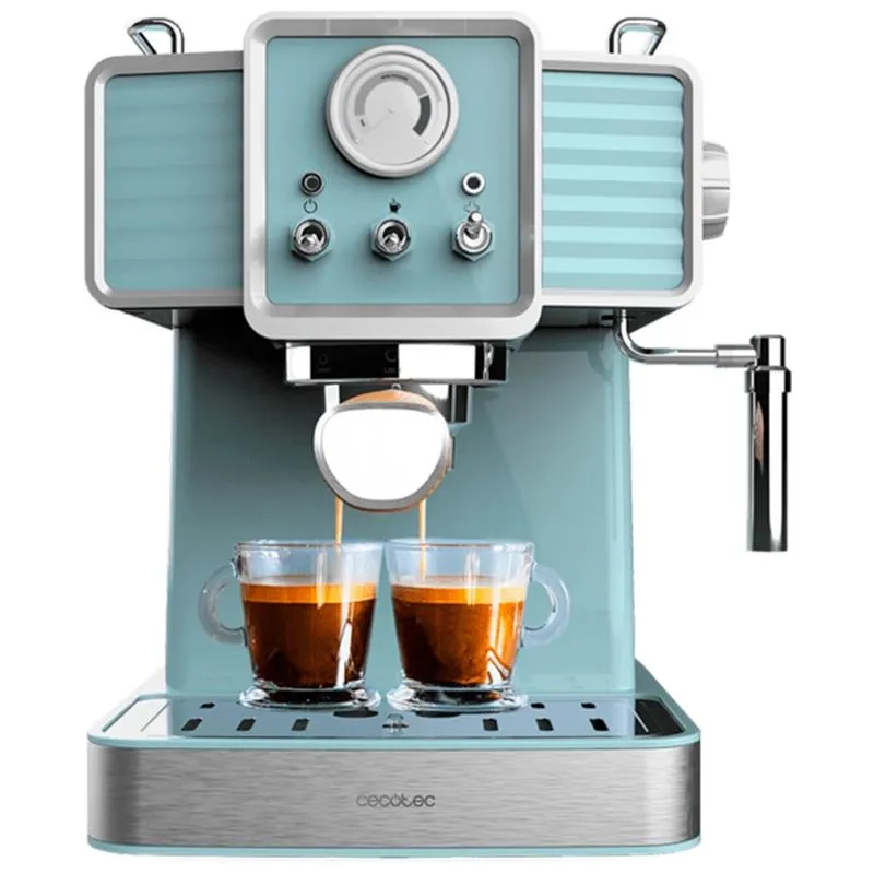 Рожковая кофеварка эспрессо Cecotec Cumbia Power Espresso 20 Tradizionale Light Blue (CCTC-01628)