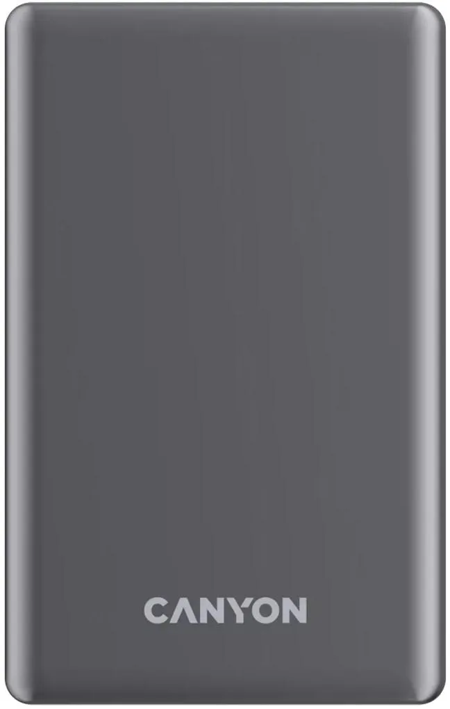 Зовнішній акумулятор Canyon OnPower 510 Slim Magsafe 10000mAh 20W Dark Grey (CNS-CPB510DG)