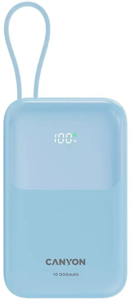 Зовнішній акумулятор Canyon OnPower 101 10000mAh 22.5W Blue (CNS-CPB101BL)