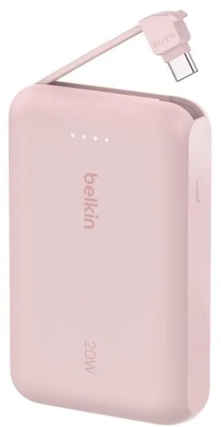 Внешний аккумулятор Belkin 10000mAh 20W USB-C Pink (BPB021HQPK)