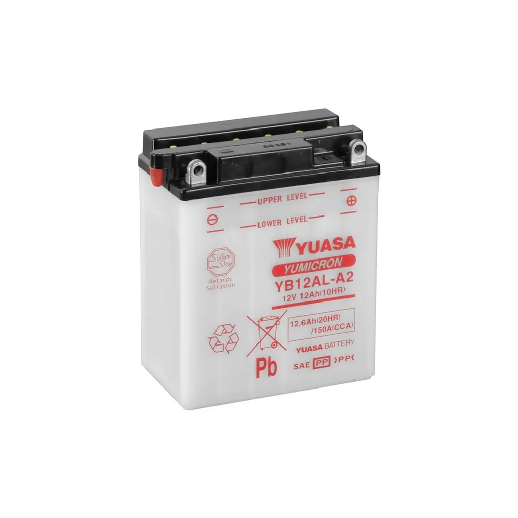 Аккумулятор автомобильный Yuasa 12V 12,6Ah YuMicron Battery (YB12AL-A2)