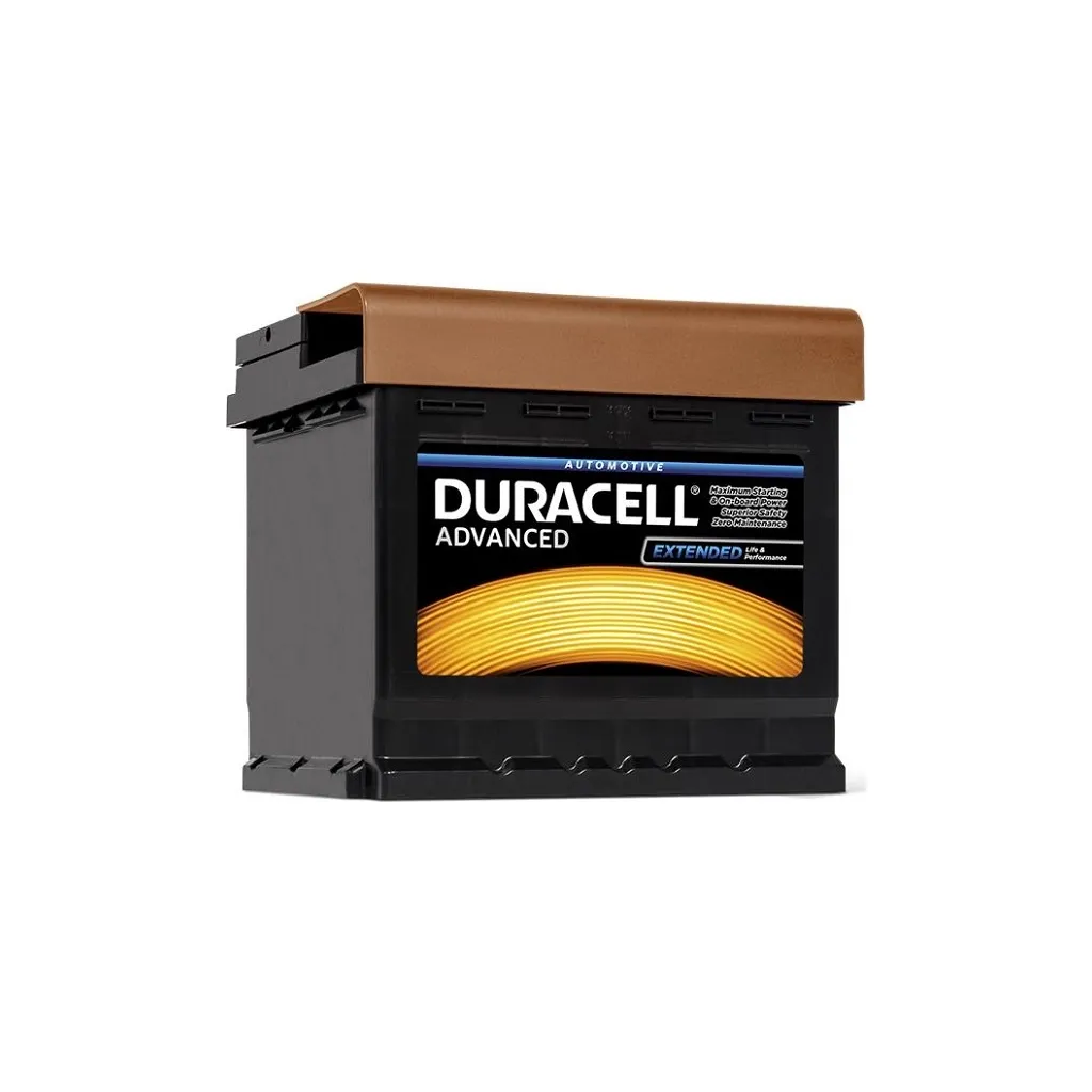 Аккумулятор автомобильный Duracell Advanced DA50 50Ah 450A R+ (000915105DC)